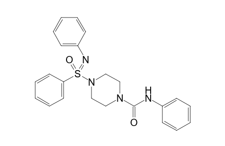 N-Phenyl-4-(N-phenylphenylsulfonimidoyl)piperazine-1-carboxamide