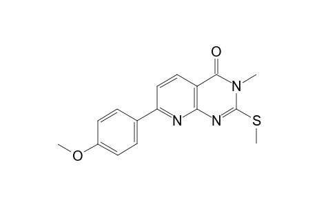 7-(4-Methoxyphenyl)-3-methyl-2-(methylthio)pyrido[2,3-d]pyrimidin-4(3H)-one