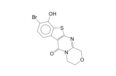 8-Bromo-1,2-dihydro-7-hydroxy-4H,11H-benzo[4',5']thieno[3',2'-d][1,4]oxazino[4,3-a]pyrimidin-11-one