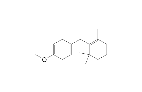 1,4-Cyclohexadiene, 1-methoxy-4-[(2,6,6-trimethyl-1-cyclohexen-1-yl)methyl]-