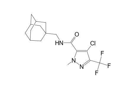 N-(1-adamantylmethyl)-4-chloro-1-methyl-3-(trifluoromethyl)-1H-pyrazole-5-carboxamide