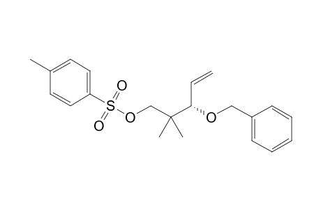 (3S)3-Benzyloxy-4,4-dimethyl-5-(p-tolylsulfonyloxy)-1-pentene