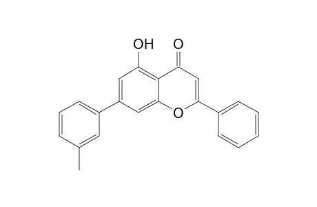 5-Hydroxy-2-phenyl-7-(m-tolyl)-4H-chromen-4-one