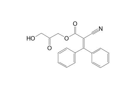 1-Hydroxy-3-(2-cyano-3,3-diphenylacryloyloxy)-2-oxopropane
