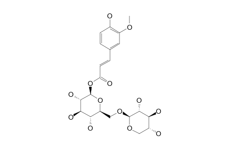 1-O-FERULOYL-beta-D-XYLOPYRANOSYL-(1-6)-beta-D-GLUCOPYRANOSIDE