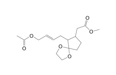 Methyl [6-(4-acetoxybut-2-enyl)-1,4-dioxaspiro[4.4]non-7-yl]acetate