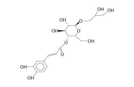 1-O-BETA-D-(4'-CAFFEOYL)-GLUCOPYRANOSYL-GLYCEROL