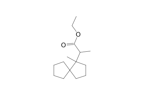 ethyl 2-(1-methylspiro[4.4]nonan-1-yl)propanoate
