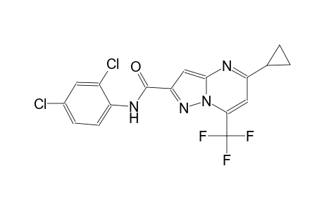 5-cyclopropyl-N-(2,4-dichlorophenyl)-7-(trifluoromethyl)pyrazolo[1,5-a]pyrimidine-2-carboxamide