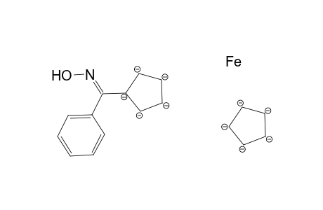 Ferrocene, [(hydroxyimino)phenylmethyl]-, (E)-