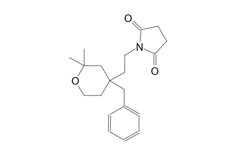 2,5-pyrrolidinedione, 1-[2-[tetrahydro-2,2-dimethyl-4-(phenylmethyl)-2H-pyran-4-yl]ethyl]-
