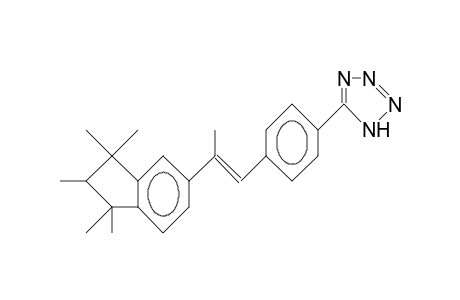 1-(4-[5-Tetrazolyl]-phenyl)-trans-2-(1,1,2,3,3-pentamethyl-indanyl-5)-propene
