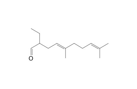 2-Ethyl-5,9-dimethyl-trans-4,8-decadienal