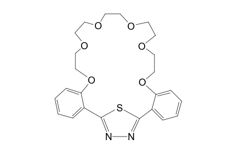 2,3,20,21-DIBENZO-4,7,10,13,16,19-HEXAOXA-25-THIA-23,24-DIAZABICYCLO-[20.2.1]-PENTACOZA-21,24-DIENE