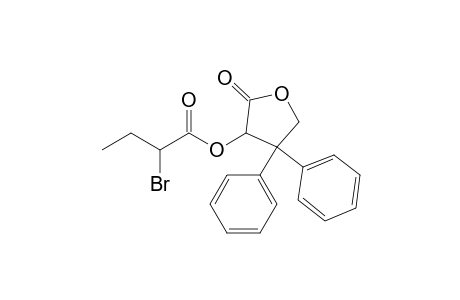 2-(2-Bromobutyryloxy)-3,3-diphenyl-.gamma.-butyrolactone