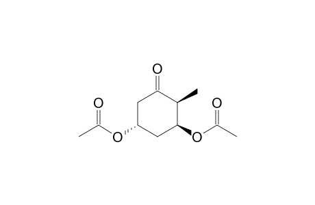 (2S,3S,5S)-3,5-Diacetoxy-2-methylcyclohexanone