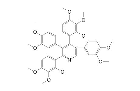 3,5-BIS-(3,4-DIMETHOXYPHENYL)-2,4-BIS-(2-HYDROXY-3,4-DIMETHOXYPHENYL)-PYRIDINE