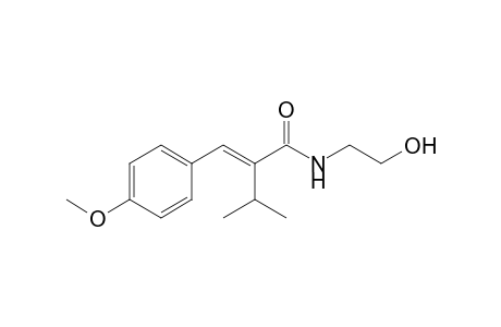 3-(p-Methoxyphenyl)-N-(2'-hydroxyethyl)-2-isopropyl-2-propenamide