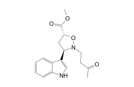 (3R*,5RT*)-3-(Indol-3-yl)-5-methoxycarbonyl-2-(2-oxobut-4-yl)isoxazolidine