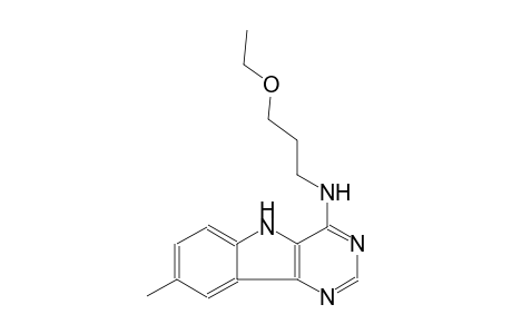 N-(3-ethoxypropyl)-8-methyl-5H-pyrimido[5,4-b]indol-4-amine