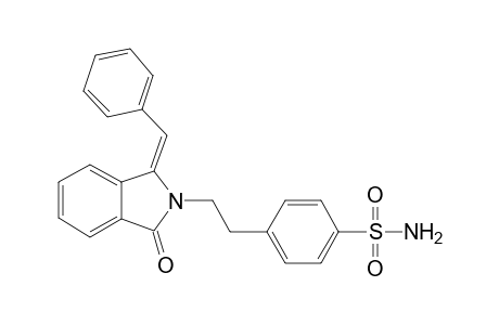 4-[2-(1-benzylidene-3-oxo-1,3-dihydro-isoindol-2-yl)-ethyl]-benzenesulfonamide
