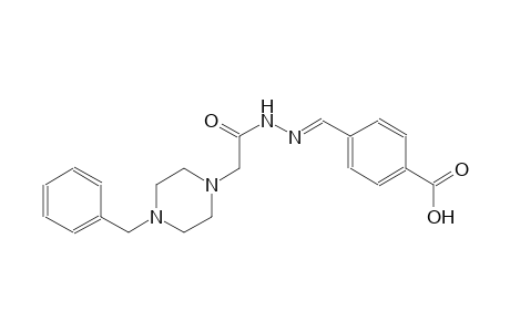 1-piperazineacetic acid, 4-(phenylmethyl)-, 2-[(E)-(4-carboxyphenyl)methylidene]hydrazide