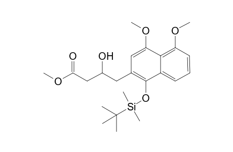 Methyl rac-4-[1-tert-Butyldimethylsiloxy-4,5-dimethoxy-2-naphthyl]-3-hydroxybutyrate