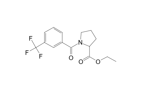 L-Proline, N-(3-trifluoromethylbenzoyl)-, ethyl ester