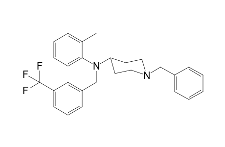 1-Benzyl-N-(2-methylphenyl)-N-(3-trifluoromethylbenzyl)piperidin-4-amine