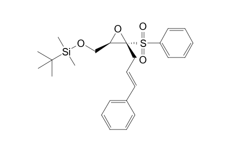 tert-Butyl-dimethyl-[[(2R,3R)-3-[(E)-3-phenylprop-2-enyl]-3-(phenylsulfonyl)oxiran-2-yl]methoxy]silane