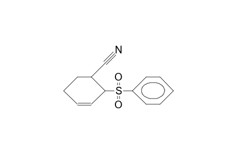 trans-4-Cyano-3-phenylsulfonyl-cyclohexene
