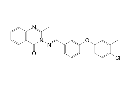 3-({(E)-[3-(4-chloro-3-methylphenoxy)phenyl]methylidene}amino)-2-methylquinazolin-4(3H)-one