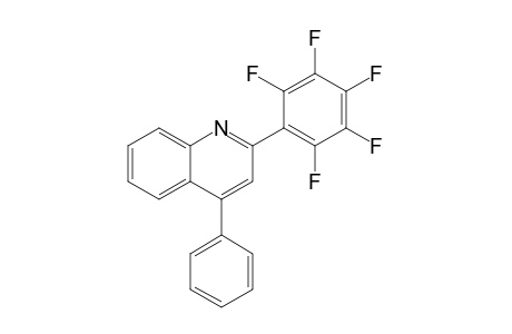 4-Phenyl-2-pentafluorophenylquinoline