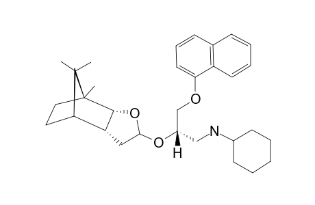 #3C;[2-R-(2-ALPHA-(S*),3A-ALPHA,4-ALPHA,7-ALPHA,7A-ALPHA)]-N-(CYClOHEXYL)-3-(1-NAPHTHOXY)-2-[(OCTAHYDRO-7,8,8-TRIMETHYL-4,7-METHANOBENZOFURAN-2-YL)-OXY]-1-PROP