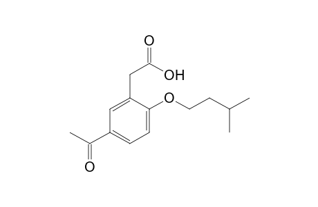 [5-acetyl-2-(isopentoxy)phenyl]acetic acid