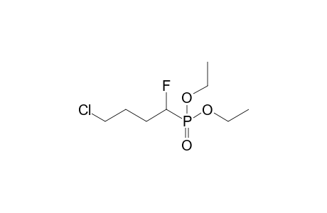 4-Chloranyl-1-diethoxyphosphoryl-1-fluoranyl-butane