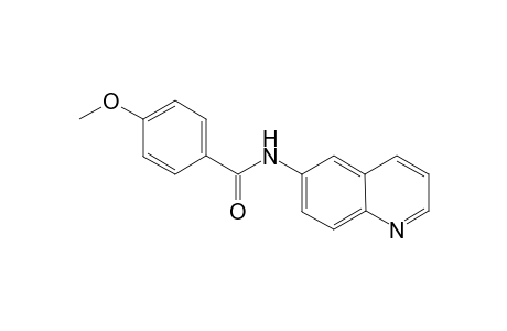 4-Methoxy-N-(6-quinolinyl)benzamide