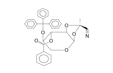 3-O-BENZOYL-4-O-TRITYL-1,2-O-(1-EXO-CYANOETHYLIDENE)-ALPHA-D-XYLOPYRANOSE
