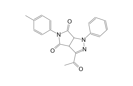 pyrrolo[3,4-c]pyrazole-4,6(1H,5H)-dione, 3-acetyl-3a,6a-dihydro-5-(4-methylphenyl)-1-phenyl-