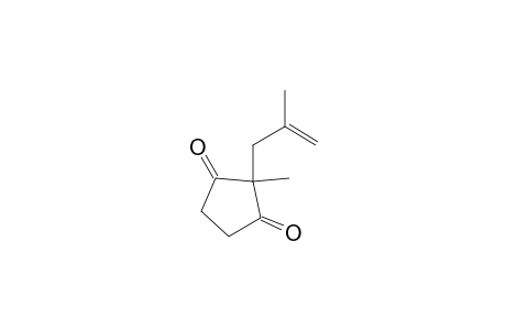 2-Methyl-2-(2-methylallyl)cyclopentane-1,3-dione