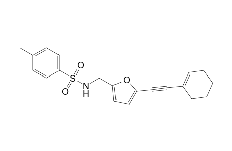 N-(5-Cyclohex-1-enylethynylfuran-2-ylmethyl)-4-methylbenzenesulfonamide