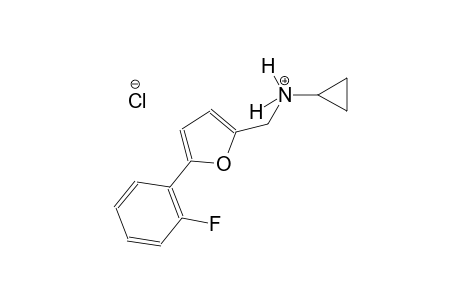 2-furanmethanaminium, N-cyclopropyl-5-(2-fluorophenyl)-, chloride