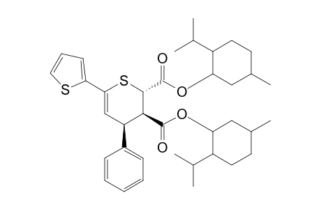 Di-(-)-Menthyl (2S,3R,4R)-4-phenyl-6-(2-thienyl)-3,4-dihydro-2H-thiopyran-2,3-dicarboxylate