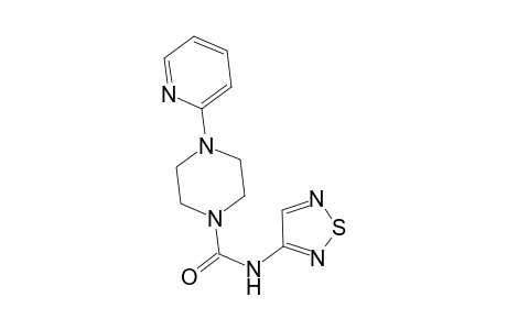 1(2H)-Pyrazinecarboxamide, tetrahydro-4-(2-pyridinyl)-N-(1,2,5-thiadiazol-3-yl)-