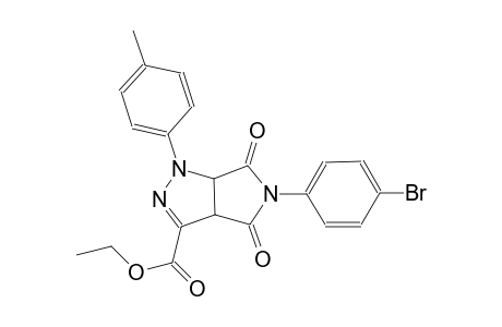 ethyl 5-(4-bromophenyl)-1-(4-methylphenyl)-4,6-dioxo-1,3a,4,5,6,6a-hexahydropyrrolo[3,4-c]pyrazole-3-carboxylate