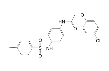2-(4-chlorophenoxy)-N-(4-{[(4-methylphenyl)sulfonyl]amino}phenyl)acetamide