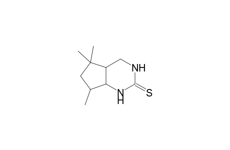 2H-Cyclopentapyrimidine-2-thione, octahydro-5,5,7-trimethyl-