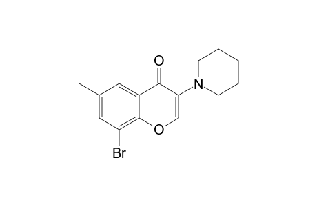 3-Piperidino-8-bromo-6-methyl-4(4H)-chromome
