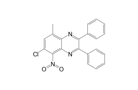 6-Chloro-8-methyl-5-nitro-2,3-diphenylquinoxaline