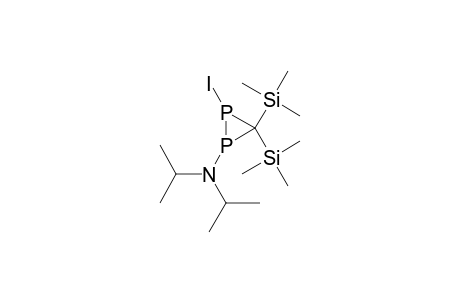 1-(DI-ISOPROPYLAMINO)-2-IOD-3,3-BIS-(TRIMETHYLSILYL)-DIPHOSPHIRANE